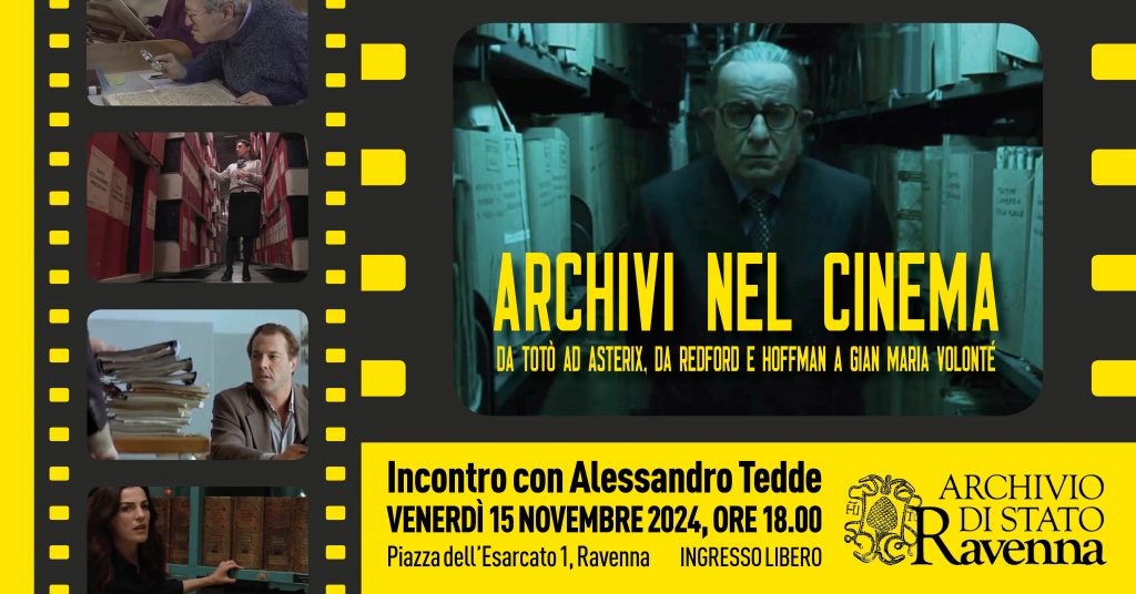 Archivi nel cinema, incontro con Alessandro Tedde