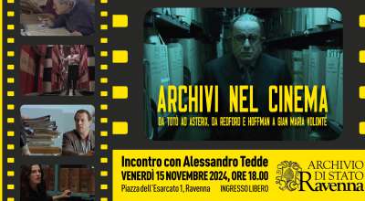 Archivi nel cinema, incontro con Alessandro Tedde