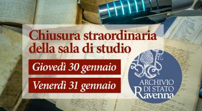 Chiusura straordinaria sala di studio 30 e 31 gennaio