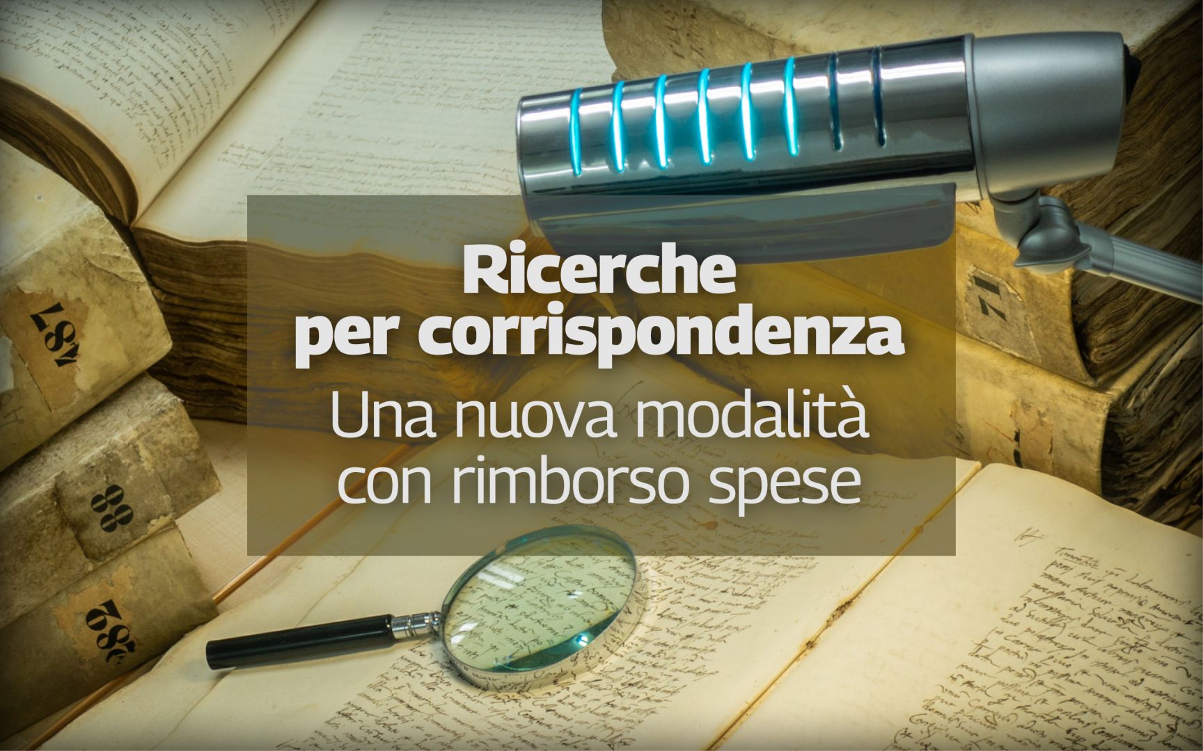 Ricerche per corrispondenza: una nuova modalità, con rimborso spese