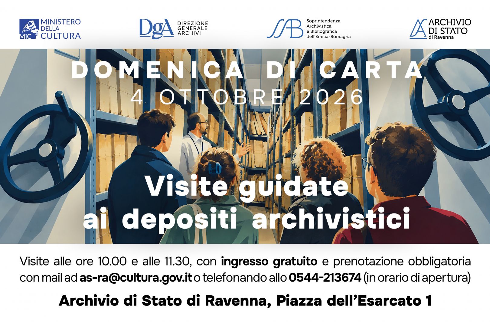 Domenica di Carta – Visite guidate ai depositi archivistici