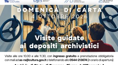 Domenica di Carta – Visite guidate ai depositi archivistici