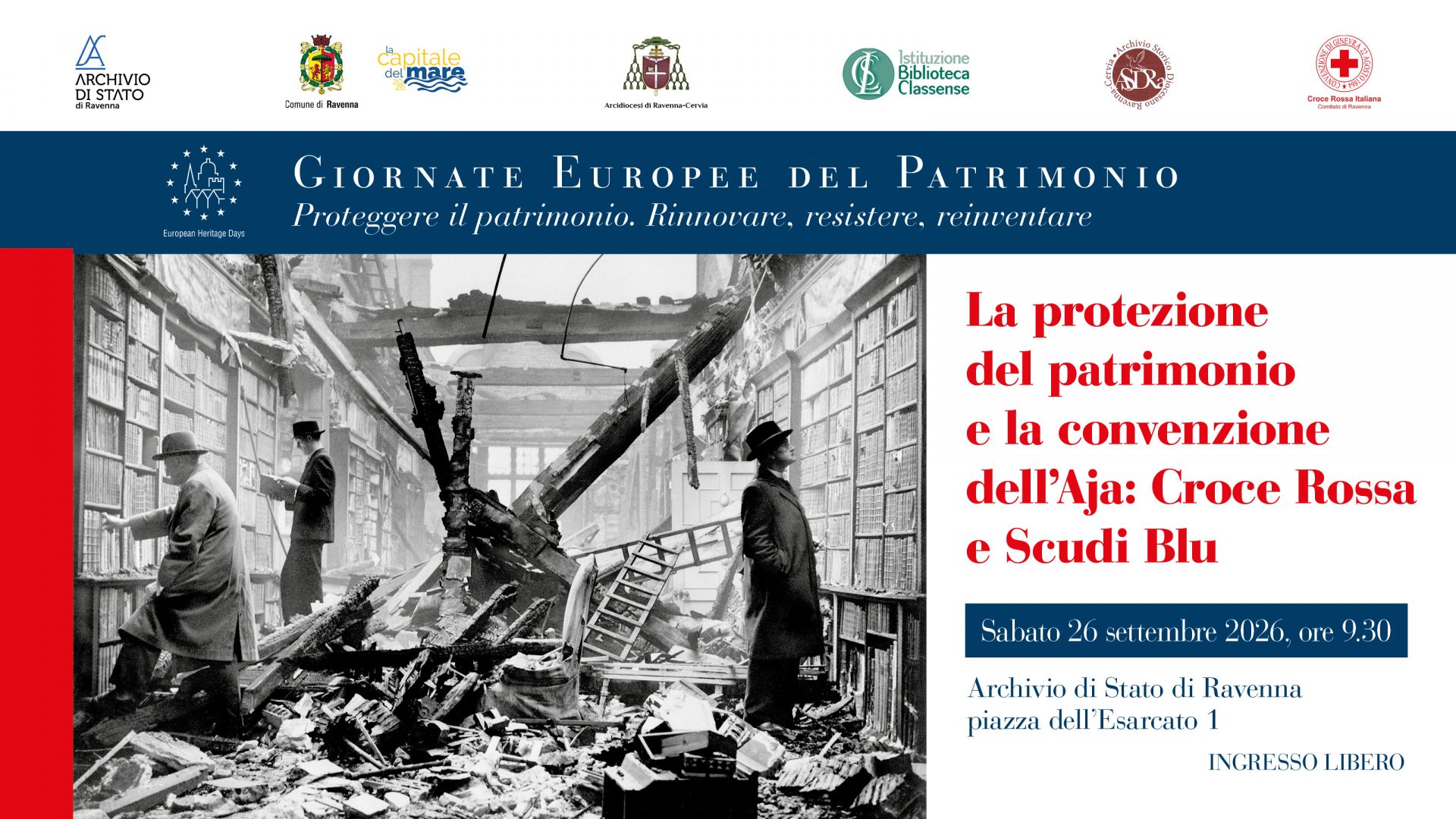 GEP – La protezione del patrimonio e la Convenzione dell’Aja: Croce Rossa e Scudi Blu